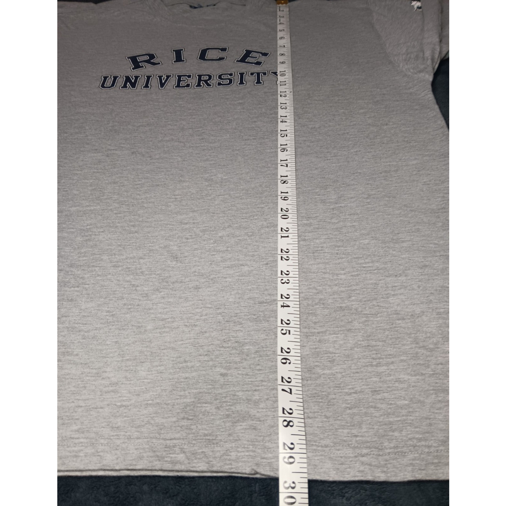 Vintage Rice University Owls Men’s XL T-Shirt L/S NCAA Gray Tee JanSport - Picture 8 of 9
